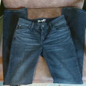 Wrangler black bootcut jeans